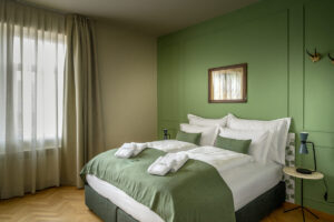 Modern rooms in Franz Apartments, Ilirska Bistrica.