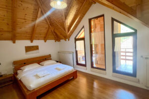 A room in Joen Village on Trans Dinarica cycle route.