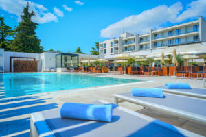 Hotel Alkar in Sinj on the Trans Dinarica cycle route.