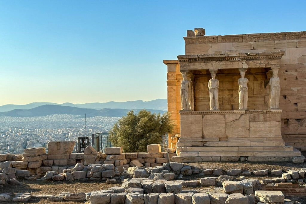 Final destination: the ancient Greek temples of Athens.
