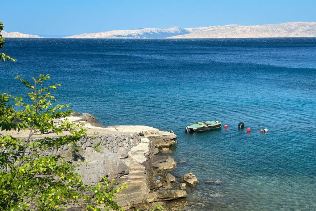 A quiet Adriatic coast outside the main tourist season.