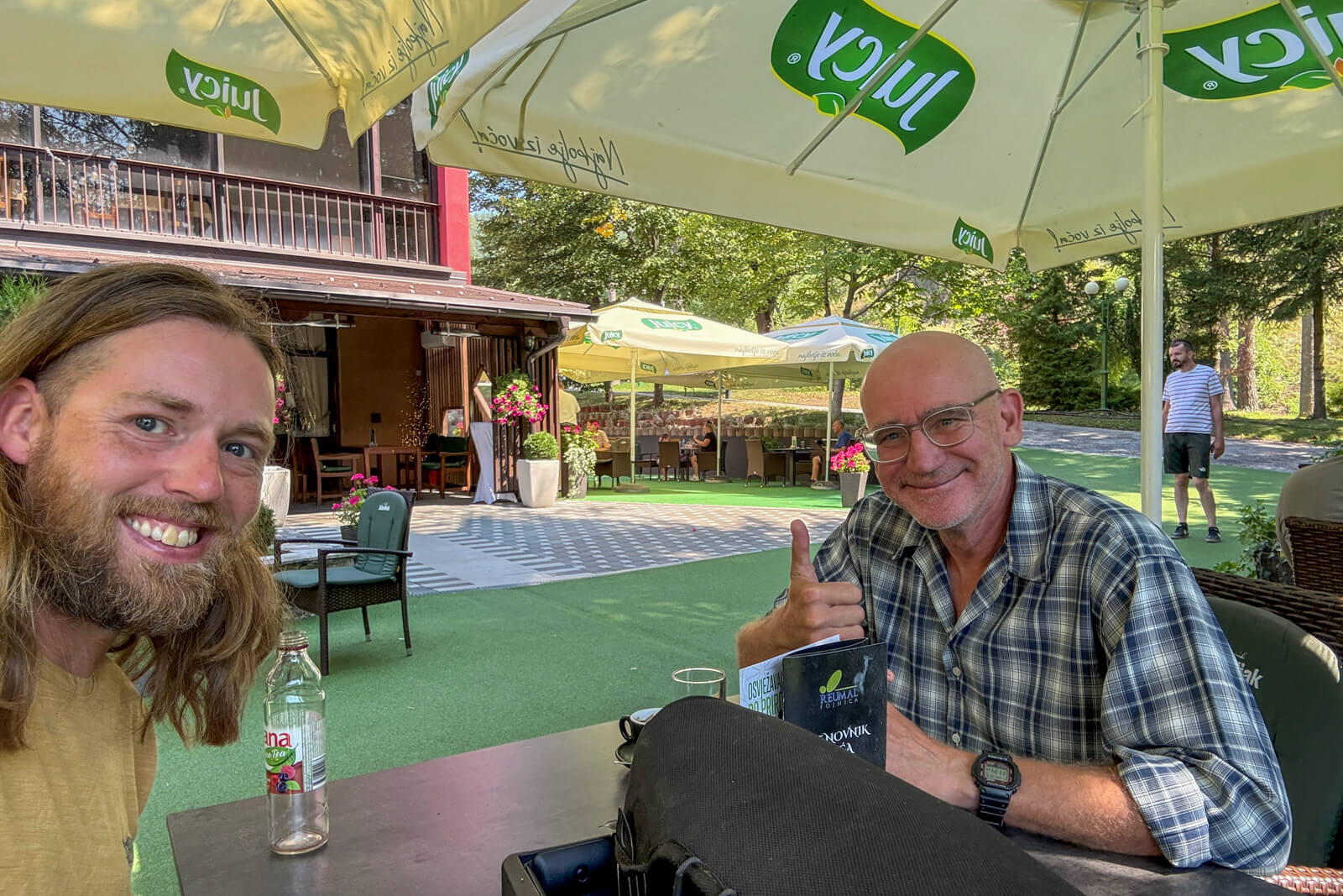 Meeting Thierry in Fojnica, Bosnia and Herzegovina.