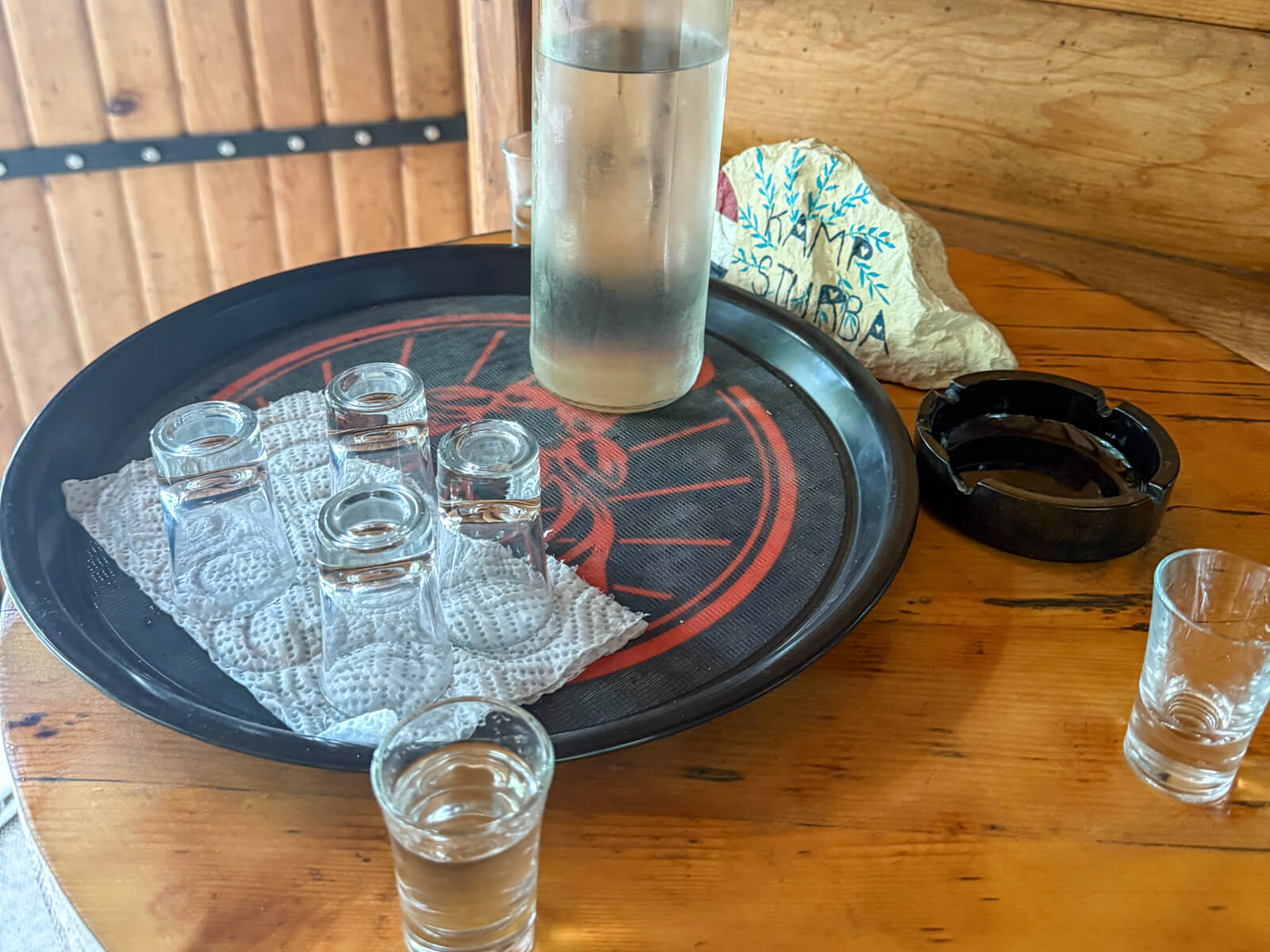 Rakija, welcome drink in Bosnia and Herzegovina.