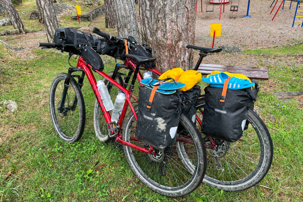 Bikes and gear for the Trans Dinarica.