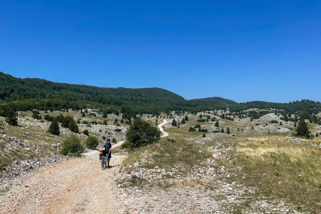 One of the hardest stages on the Trans DInarica from Tomislavgrad to Mostar.
